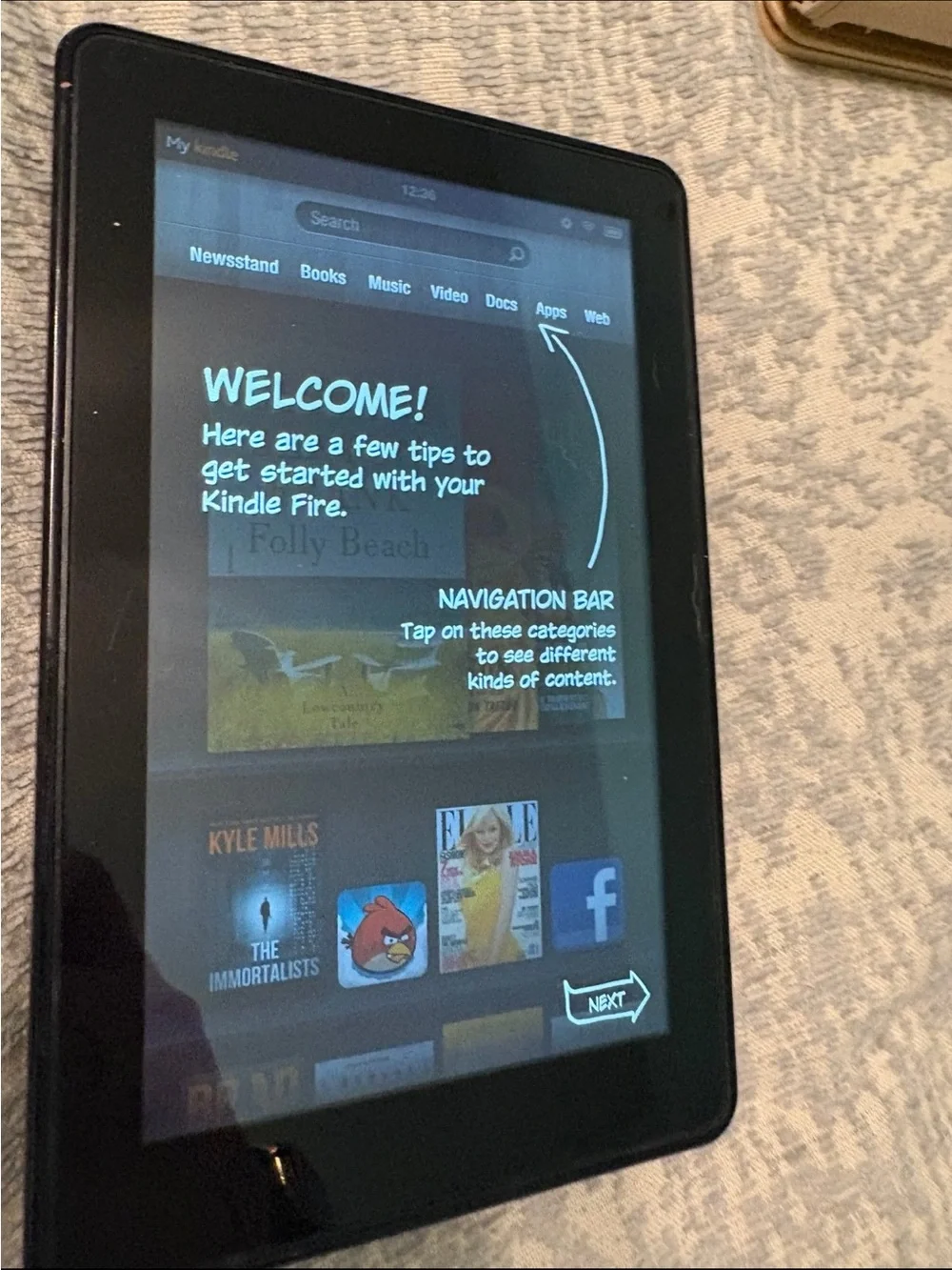 Amazon Kindle Fire 1st generation original eReader tablet version 6.3.4